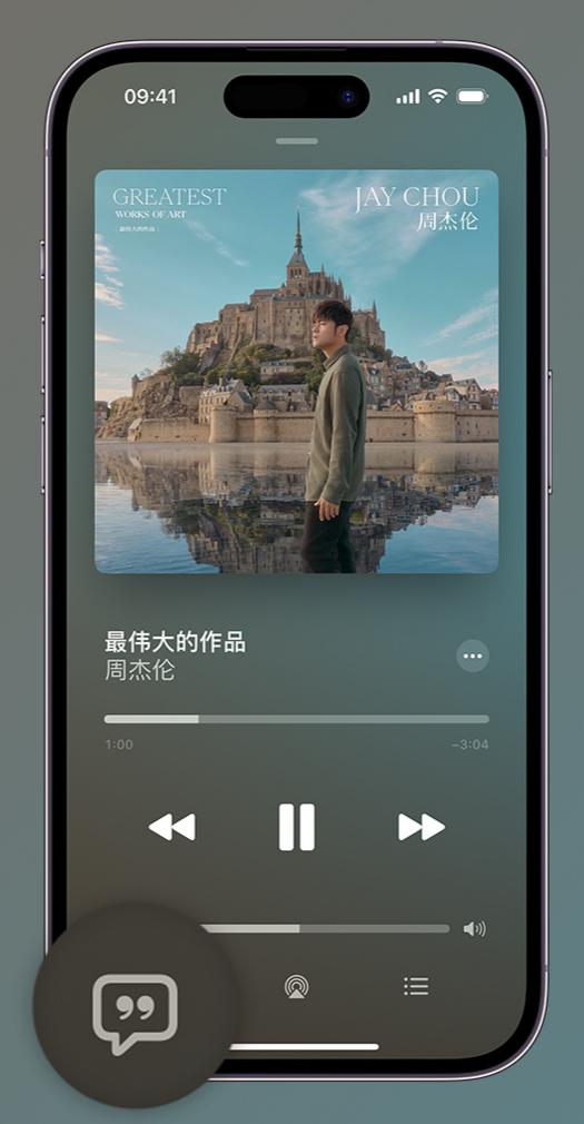 安泽iphone维修分享如何在iPhone上使用Apple Music全新唱歌功能 