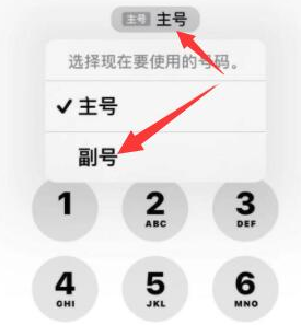 安泽苹果14维修店分享iPhone 14 Pro Max使用副卡打电话的方法 