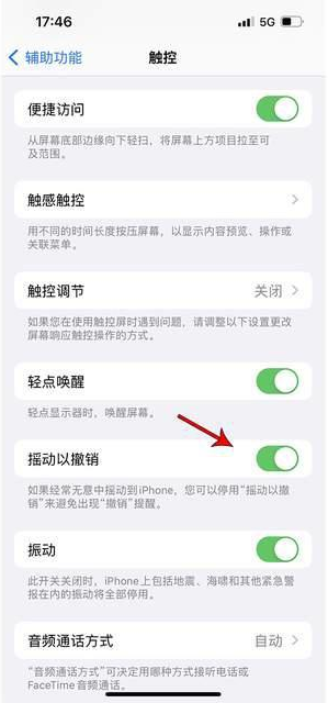 安泽苹果手机维修分享iPhone手机如何设置摇一摇删除文字 